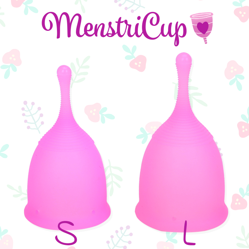 MenstriCup menstruatiecup set roze maat S + L - Afbeelding 1 van 1